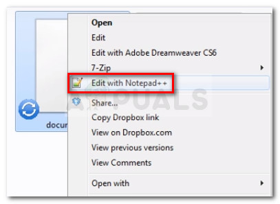 Opening XML file with Notepad++