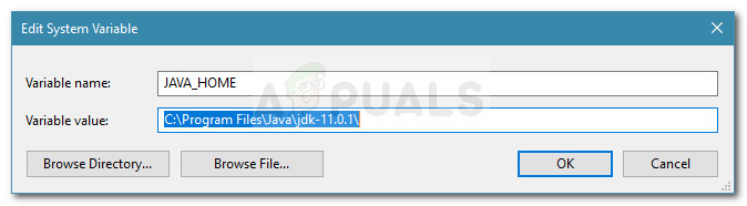 Configuring Variable name and Variable value