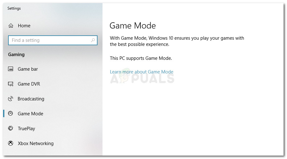 Game Mode notifications can't be disabled from the Settings menu