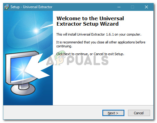 Installing Universal Extractor