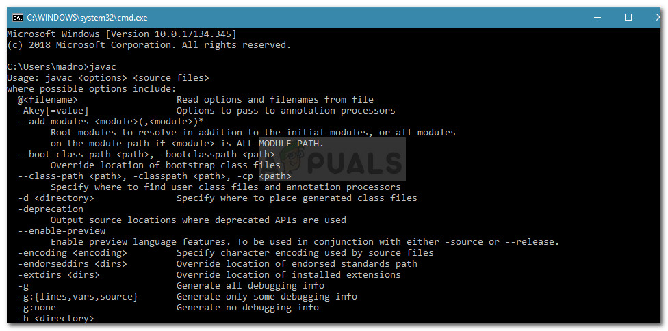 JavaC was configured succesfully