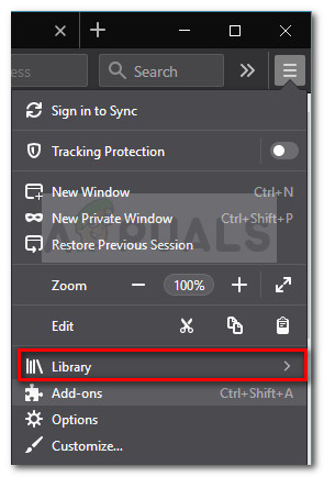 Action button > Library