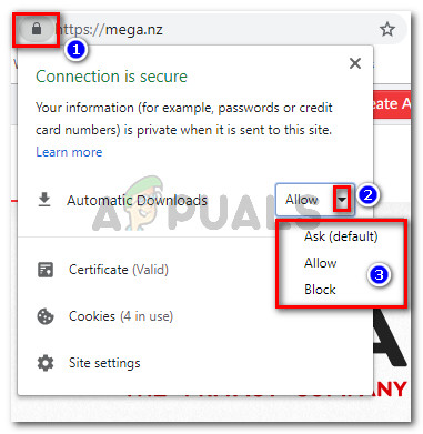 Mega.nz changing the default download behaviour