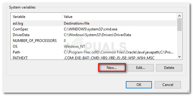 Adding a new System variable