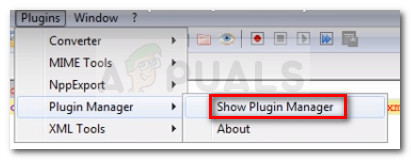 Opening Plugin Manager