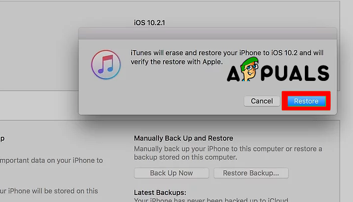 Restore iPhone