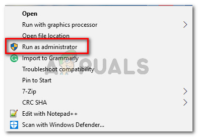 Start Final Fantasy XIV: StormBlood as Admnistrator