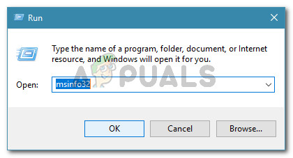 Run dialog: msinfo32