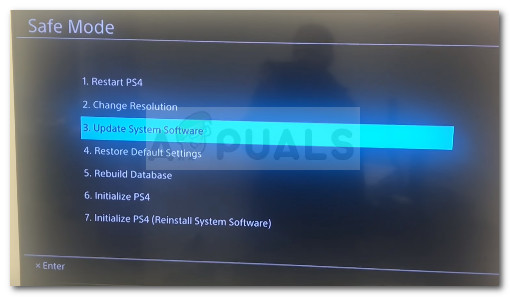 Update system storage