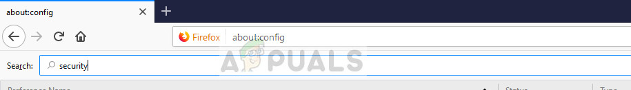 about:config in Firefox