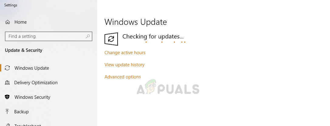 Windows Update - Settings on Windows 10