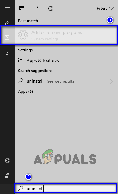 add or remove programs