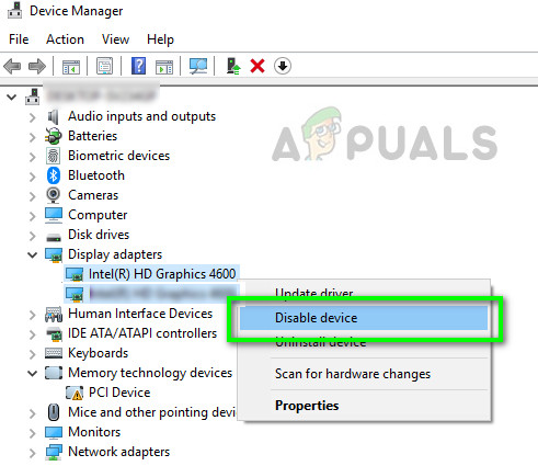 Disabling onboard graphics