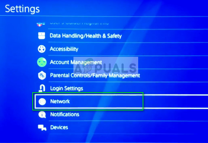 Settings - PS4