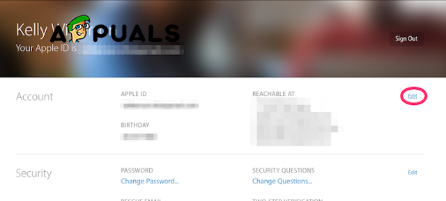 Apple Server Remove Email