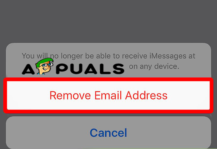 Remove Email Address