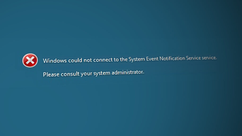 System Event Notification Service [Error]