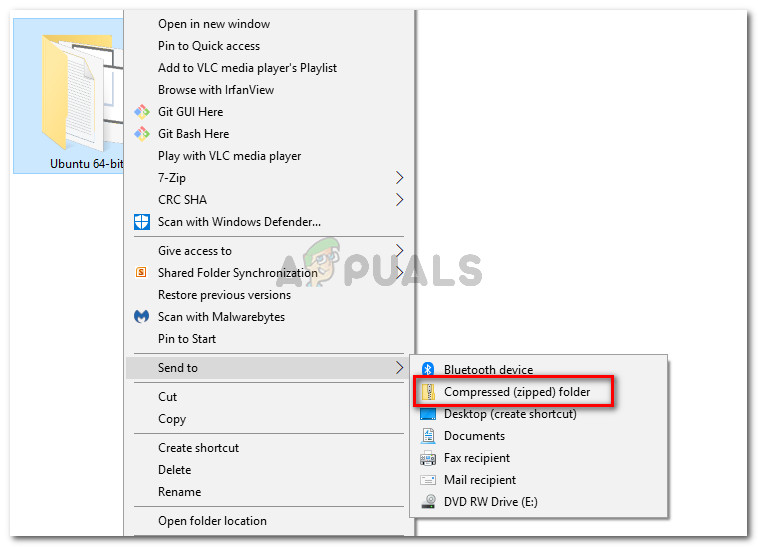 Right-click on the source file and select Send to srcset=