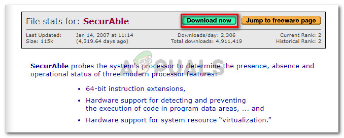 Downloading the SecurAble utility