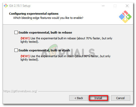 Installing Git for Windows