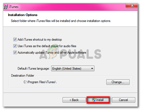 Installing iTunes on your computer