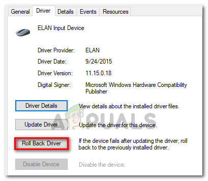 Go to Driver and click on Roll back driver