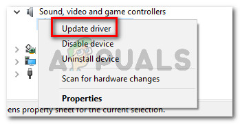 Updating the driver
