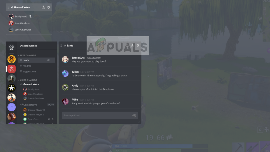 Fix Discord Overlay Not Showing Appuals Com - roblox ingame symbols