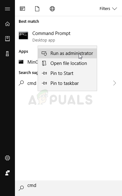 Running Command Prompt as an administrator