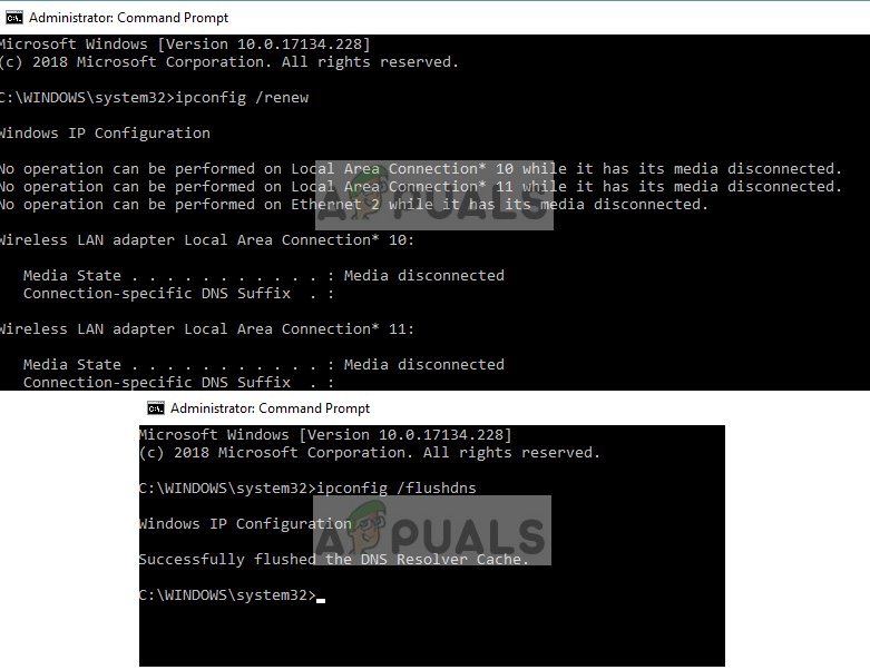 Resetting Network Configurations