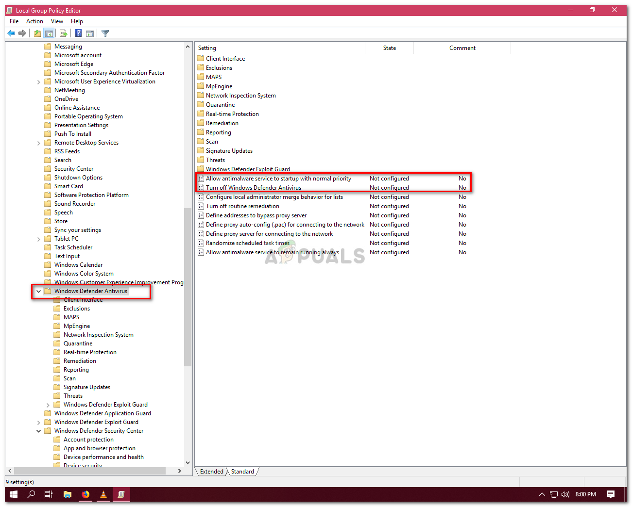 Group Policies Windows