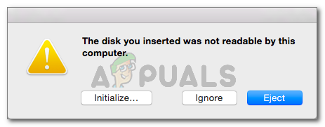 Fix: The Disk You Inserted Was Not Readable by This Computer - Appuals.com