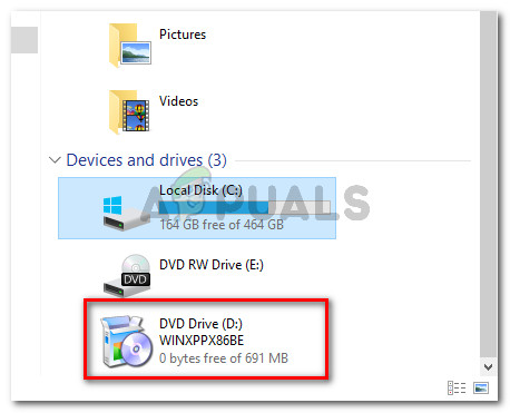 Check if the ISO file is already mounted