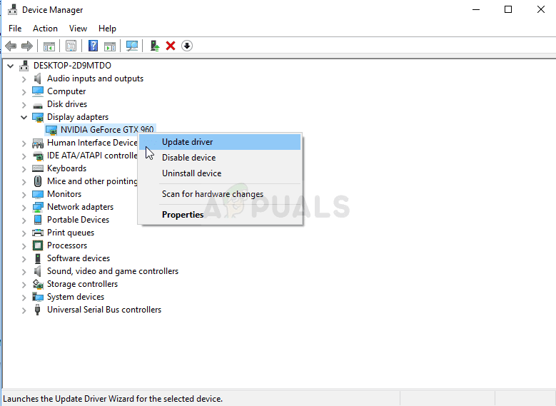 driver failed to install device not found