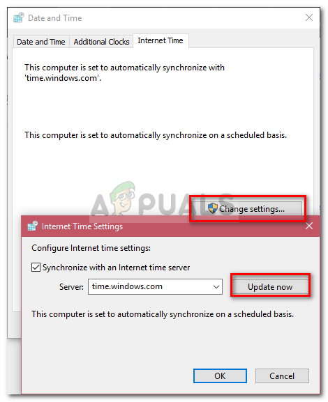 Synchronize Time Date