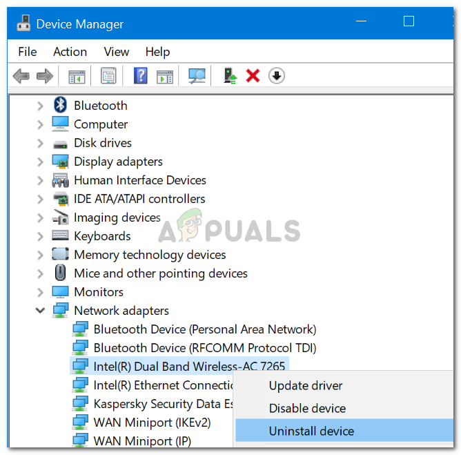Uninstalling Wireless Driver