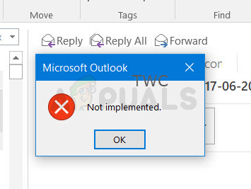 Microsoft Office Outlook An Unexpected Error Has Occurred