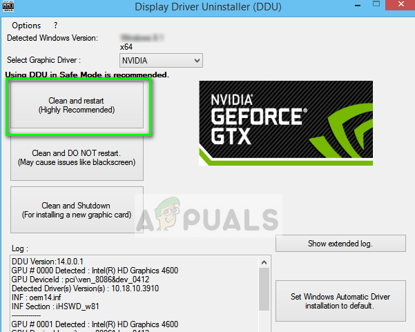 geforce experience cant update driver