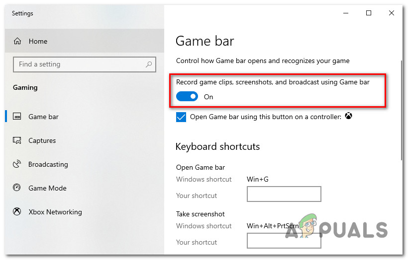 Fix: Game Bar Not Opening on Windows 10 - Appuals.com