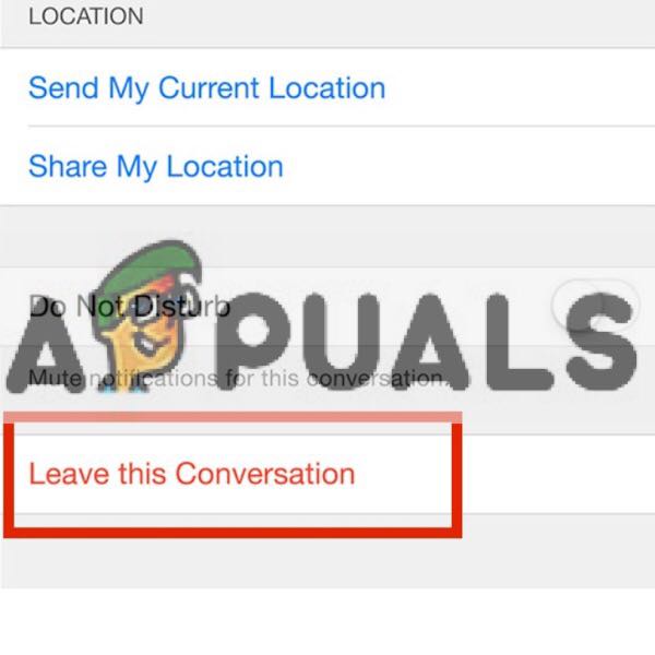 How to Leave Group Chats on iPhone - Appuals.com