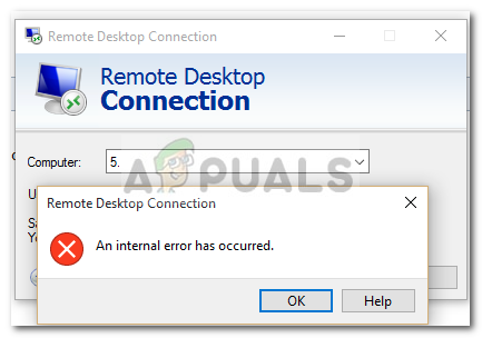 macbook remote desktop connection refused