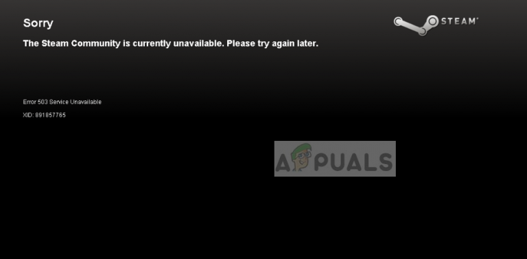 Fix: Steam Error Code 503 'Service Unavailable'