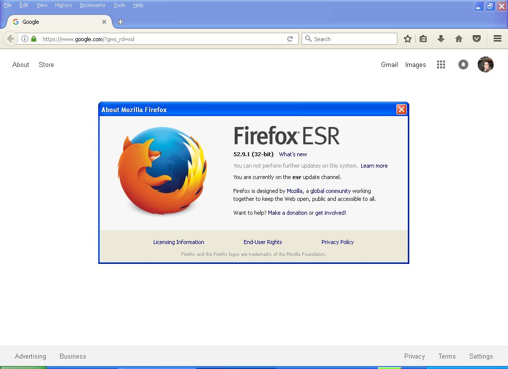 firefox for windows 7 starter compatible version instal