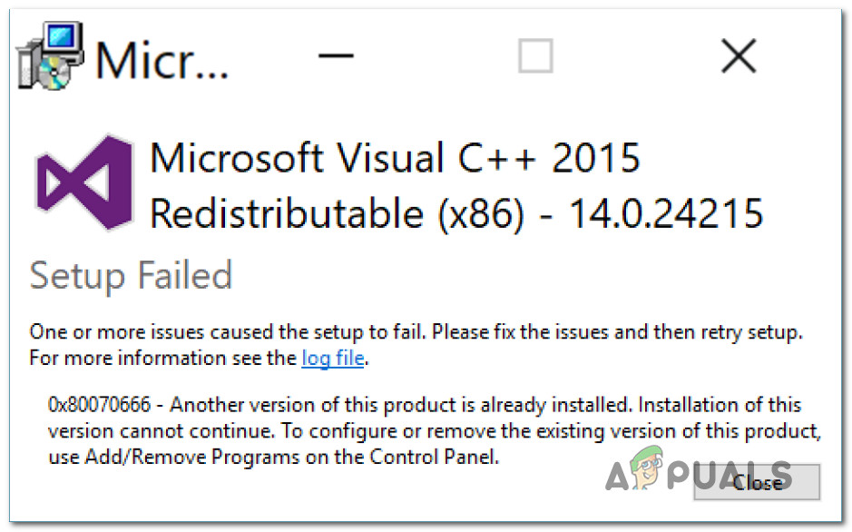 Fix Error 0x When Installing Microsoft Visual C Appuals Com