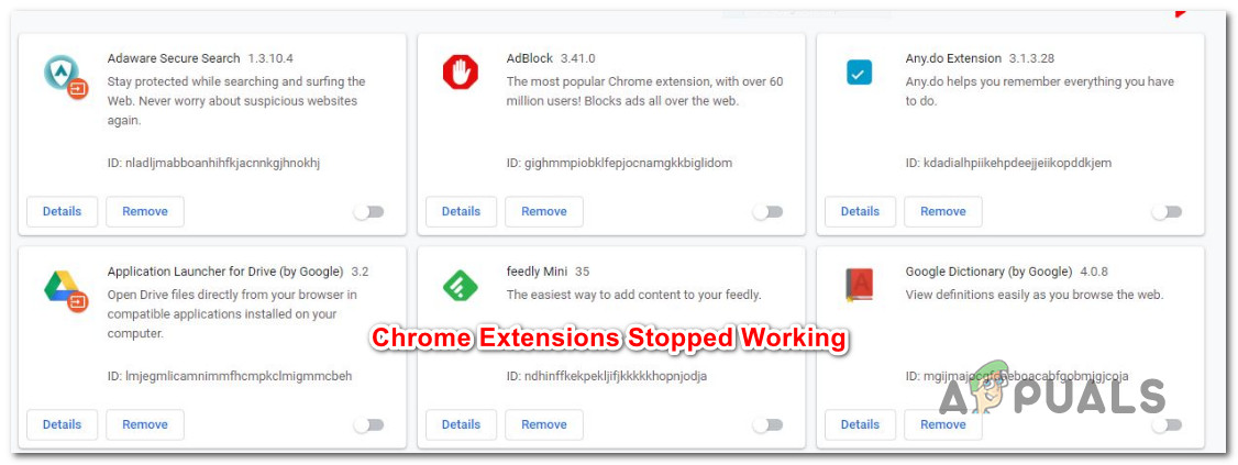 Fix Chrome Extensions Stopped Working Appuals Com - google chrome roblox launcher plugin