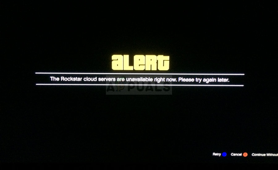 Fix Rockstar Cloud Servers Are Unavailable Appuals Com