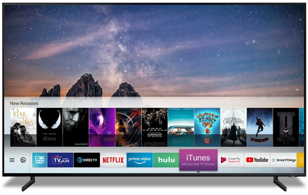 Samsung TV iTunes Movies and TV shows
