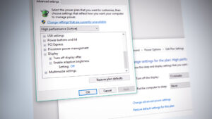 Windows Adaptive Brightness won't Turn Off