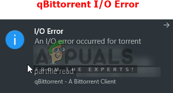Fix Qbittorrent I O Error Appuals Com