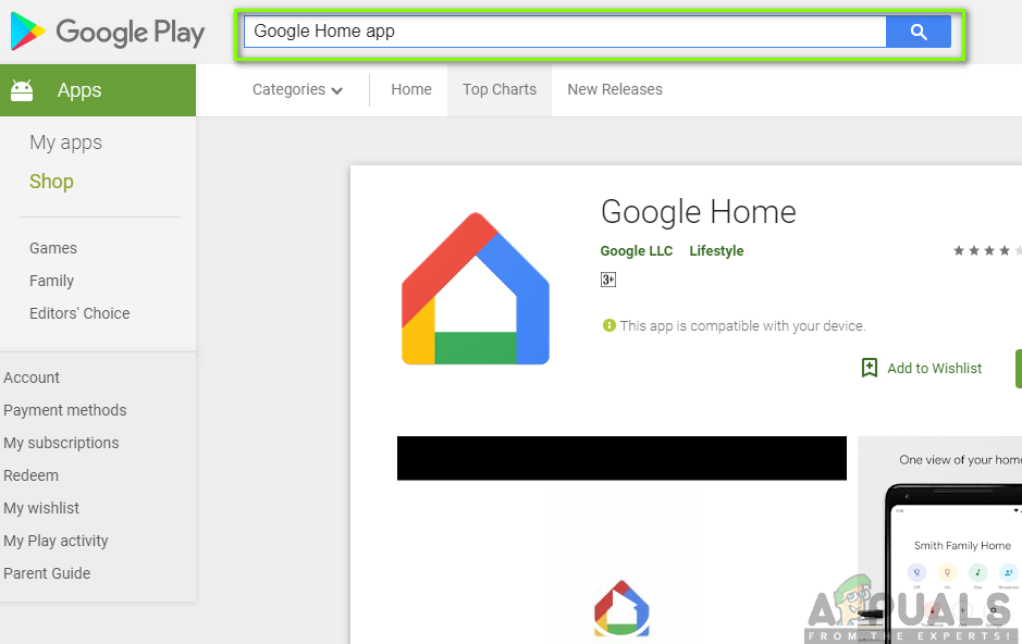 google home app